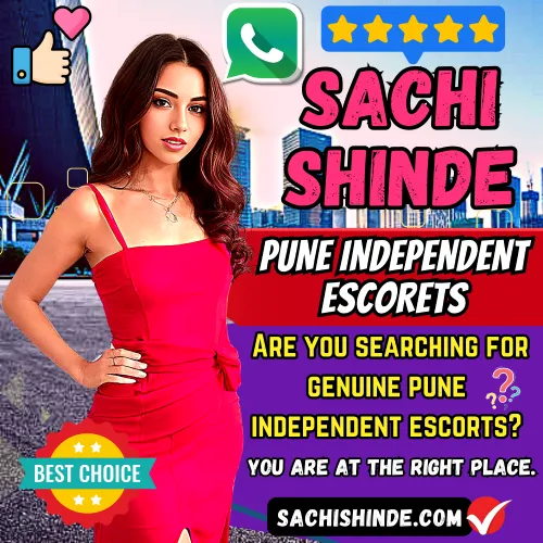 Banner Image of Pune Independent Escorts along with a Pune Escorts girl in a backgorund image of Business area in Pune. Written in the banner -  Are you searching for genuine pune independent escorts? You are at the Right Place.